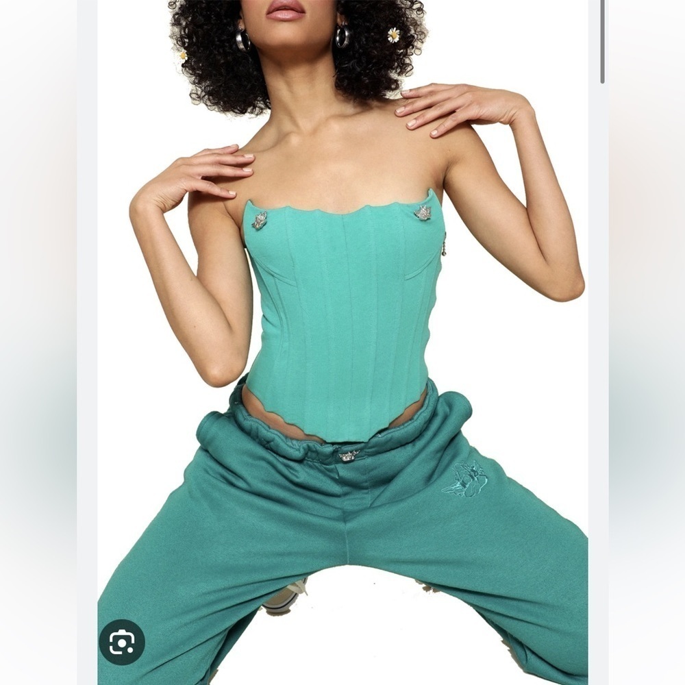 Boys Lie Teal Corset